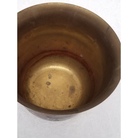 Penco Industries Inc Made in India brass blue inlay w/parrots item498 - Picture 2 of 9